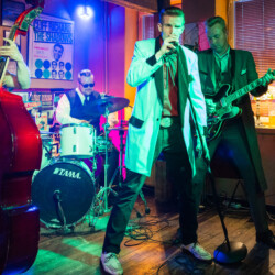 Linnajazz 2024. Flatland Stompers, Albertin kellari. Kuvaaja Merja Kytöaho.